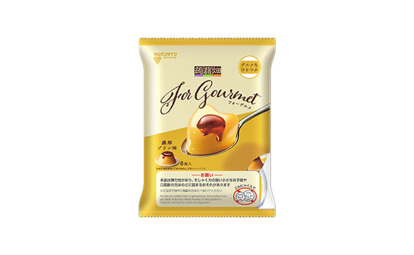 マンナンライフ「蒟蒻畑For Gourmet 濃厚プリン味」