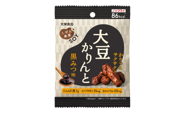 「しぜん食感SOY大豆かりんと 黒みつ味」