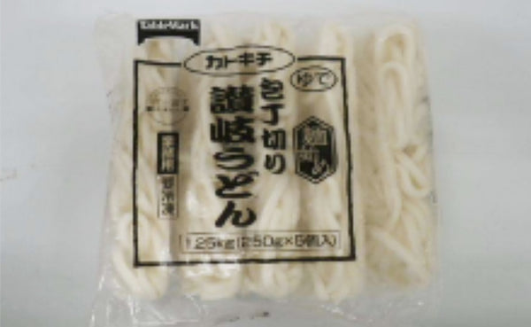 「麺始め 包丁切り讃岐うどん」
