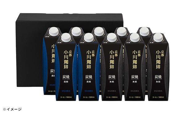 小川珈琲「炭焼珈琲リキッドギフト OCSU-50（1000ml×10本）」