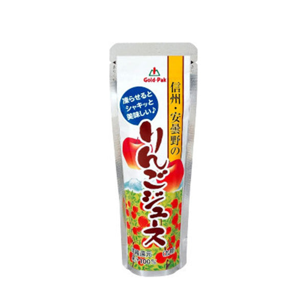 ゴールドパック「信州安曇野のリンゴジュース」