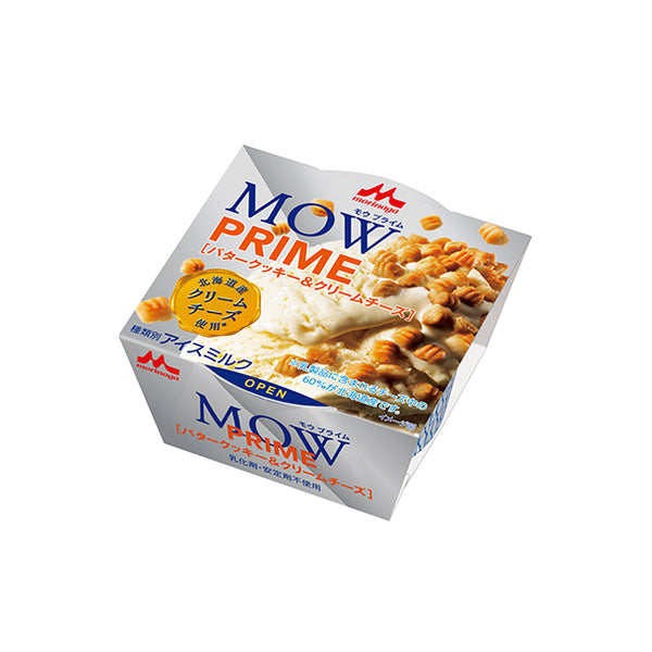 森永乳業「MOW PRIME マカダミア・MOW PRIME バタークッキー＆クリームチーズ」