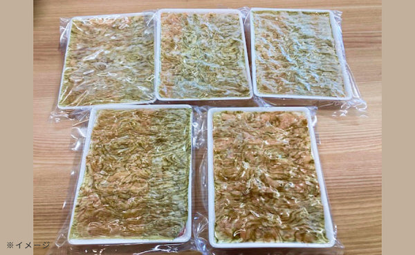 「甘えびおぼろ昆布のせ」
