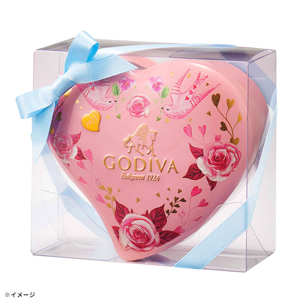 GODIVA「ブーケ ド ゴディバ G キューブ アソートメント ミニハート缶（5粒入）」