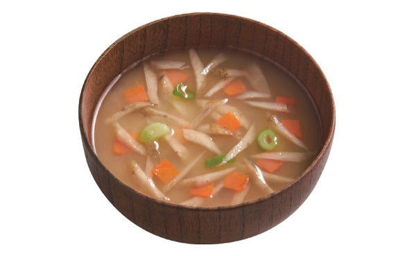 「一杯の贅沢 減塩 根菜のみそ汁」