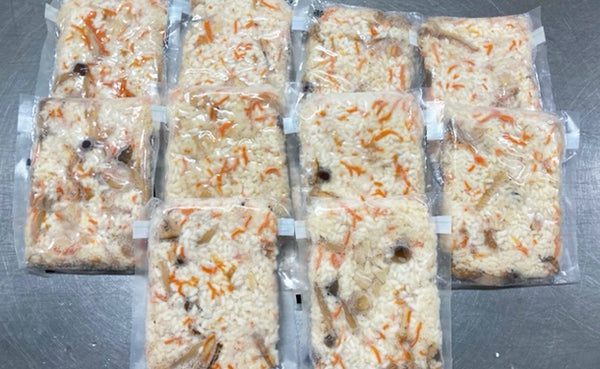 「帆立の炊き込みご飯」