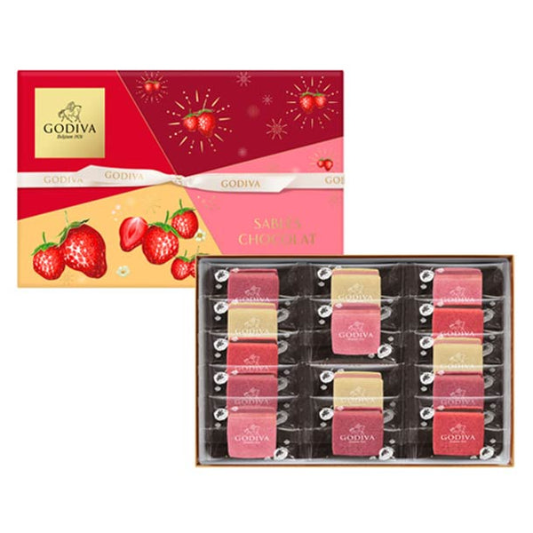 GODIVA「サブレショコラ ストロベリーアソートメント（14個入）」