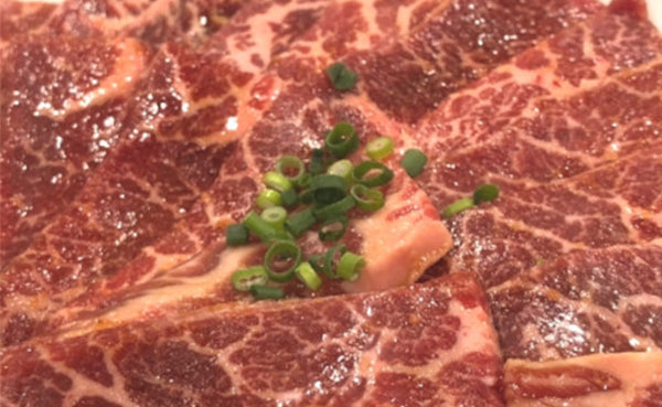 「黒毛和牛切り落し たれ漬け焼肉用」