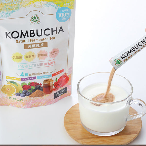 「仙台勝山館 発酵紅茶 KOMBUCHA 4種のフルーツ味」