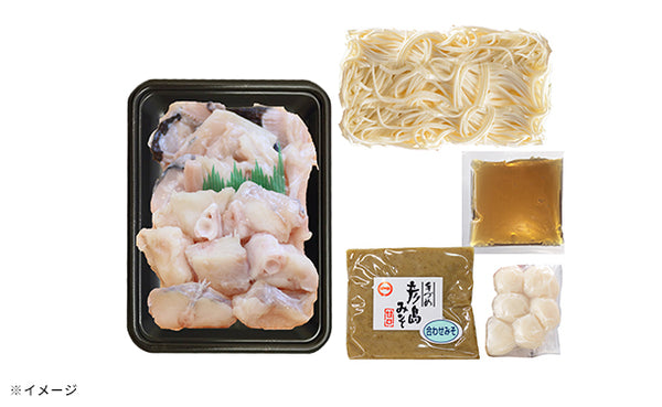 関とら本店「あんこう鍋うどんセット」