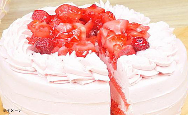 「ピンクの ショートケーキ 5号」