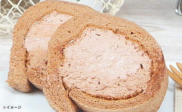 「カットロールケーキ チョコ」