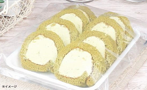 「カットロールケーキ 抹茶」