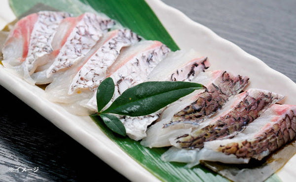 沼津産「マダイこぶ締め」