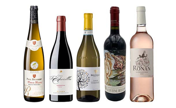 「ブドウ品種飲み比べ！赤白ロゼ10本セット」