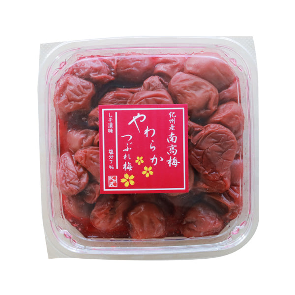 【Kuradashiオリジナル】紀州産南高梅 やわらかつぶれ梅 しそ漬味梅干し 塩分7％ 600g
