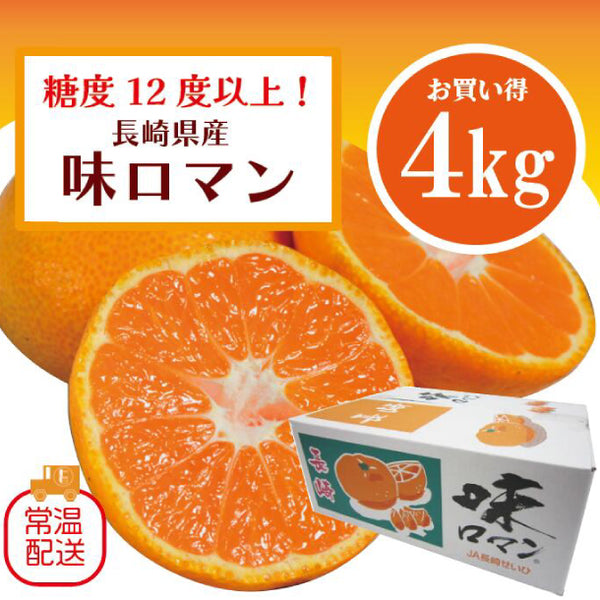 長崎県産「高濃度みかん 味ロマン」