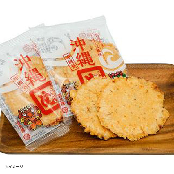 「沖縄めんべい 島唐辛子マヨネーズ風味（2枚×8袋）」