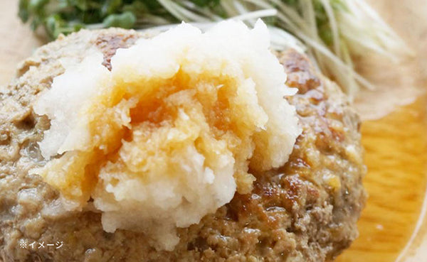 「レンジで簡単 粗びきハンバーグ  特製ソース付き」