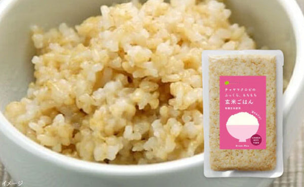 CHAYAマクロビ「玄米ごはんプレーン＆国産黒米と小豆と玄米のごはんセット」