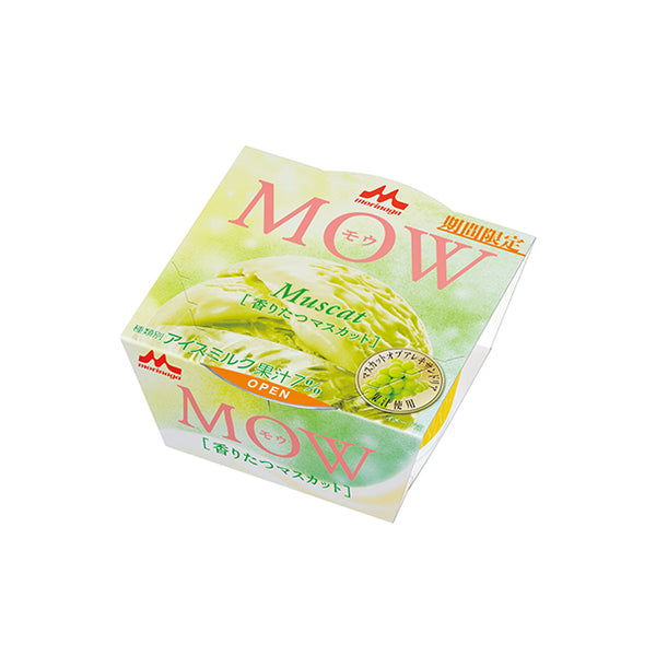 森永乳業「MOW PRIME バタークッキー＆クリームチーズ・MOW香り立つマスカット」