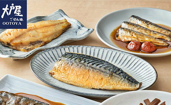 大戸屋「焼魚2種・煮魚3種セット」