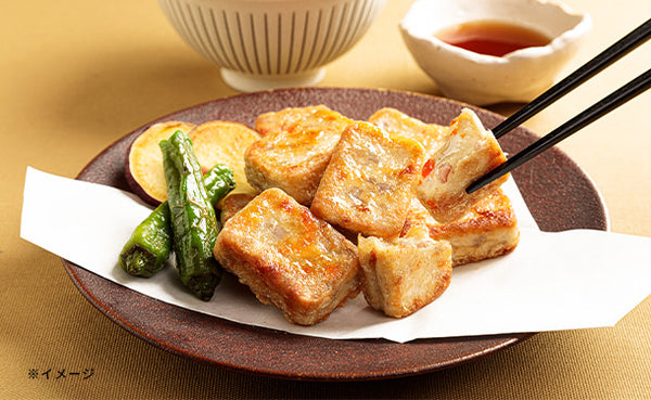 「国産れんこんの揚げ出し豆腐」