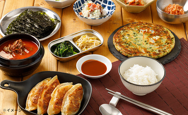 O‘Food「チャプチェ餃子・キムチチャプチェ餃子（各3袋）」