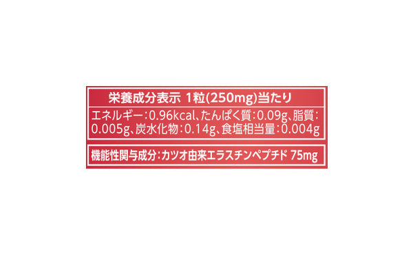 あじかん「機能性表示食品 焙煎ごぼうサプリ エラスチン+」