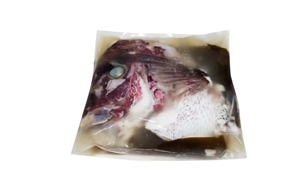 「真鯛のあらだきと骨蒸し」