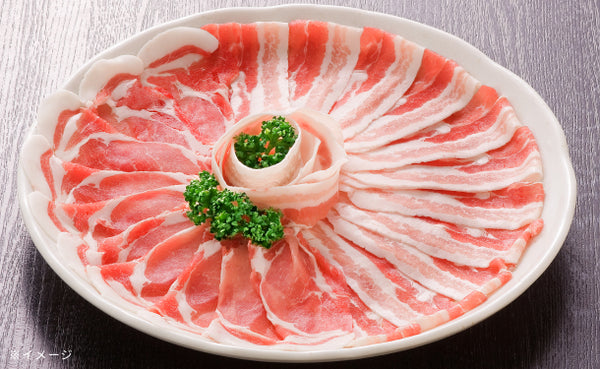鹿児島産「黒豚しゃぶしゃぶ（肩ロース・豚バラ）＆ポン酢セット」
