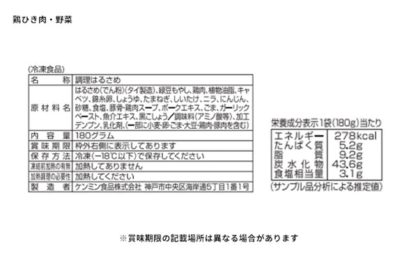 ケンミン食品「美味しい！おかずはるさめ 4種アソートセット」