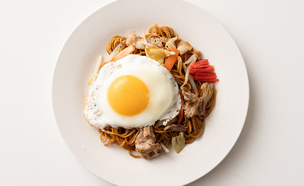 「生麵焼きそば オタフクソース付き」