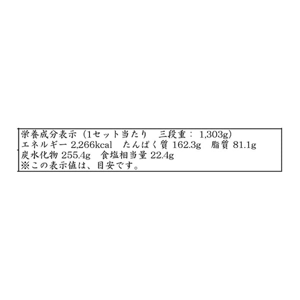 2025おせち「和洋おせち三段重」