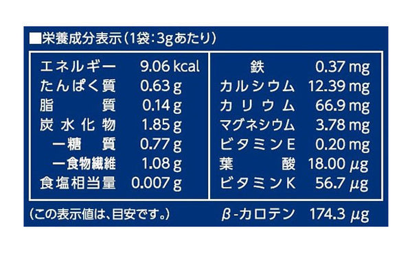 「乳酸菌入り 九州産大麦若葉」