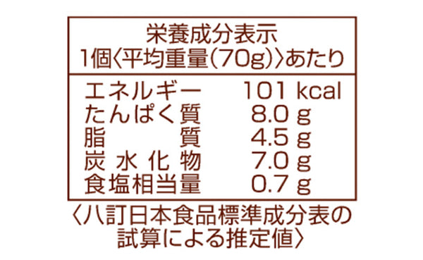 「たこ・いか・えびの豆腐ハンバーグ」