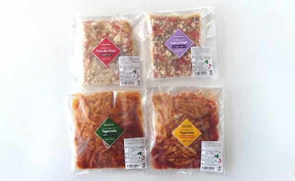 「手作りパスタ＆宮崎県綾町産野菜の天然酵母ピザセット」