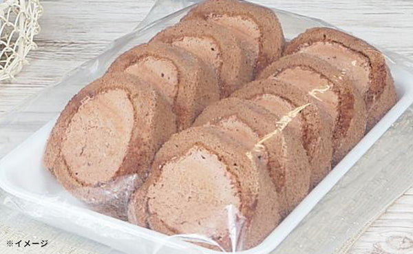 「カットロールケーキ チョコ」
