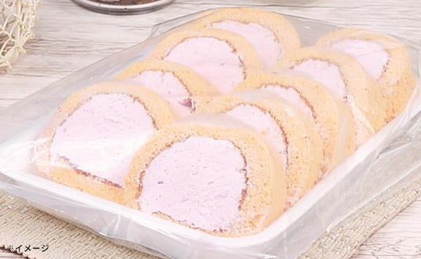 「カットロールケーキ いちご」