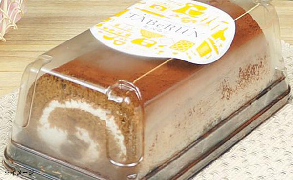 「ティラミス風生チョコ入りロールケーキ」