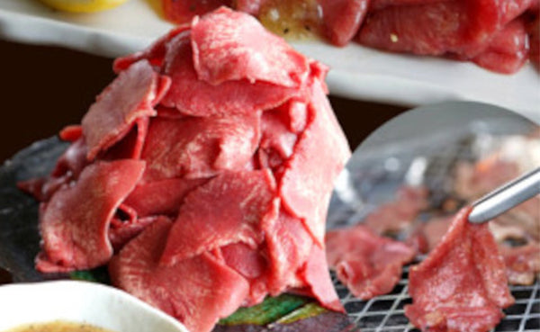 「訳あり 2種の味付き牛タンスライス 塩たれ＆にんにく醤油」