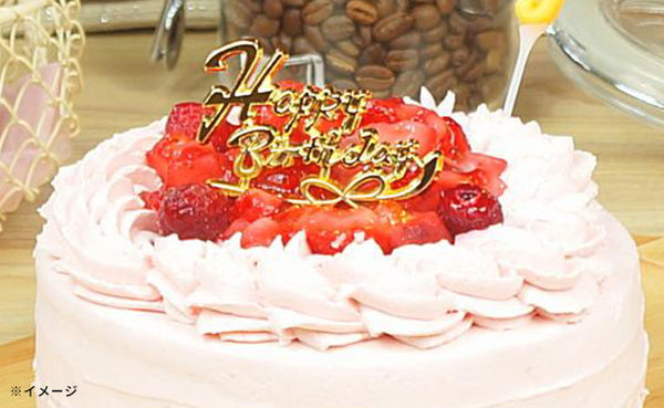 「ピンクの ショートケーキ 5号」