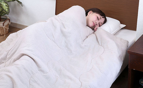 「リバーシブルしじら織ケット」