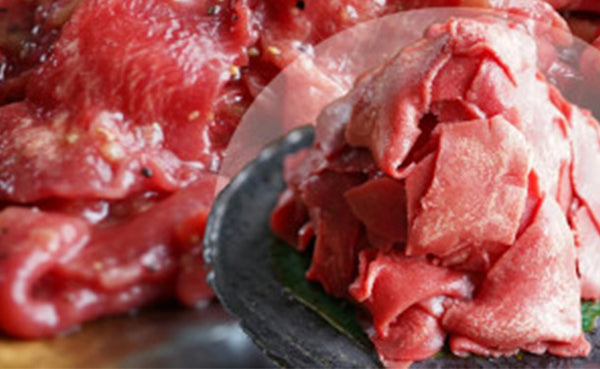 「訳あり 2種の味付き牛タンスライス 塩たれ＆にんにく醤油」