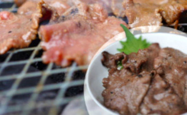 「訳あり 2種の味付き牛タンスライス 塩たれ＆にんにく醤油」