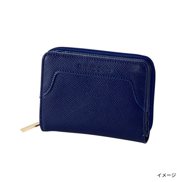 クリオブルー「折財布（ネイビー）」