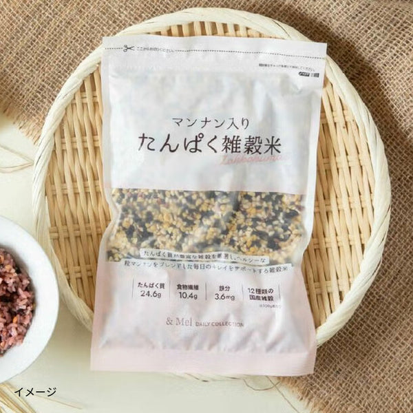 「雑穀米（マンナン入りたんぱく雑穀米）」