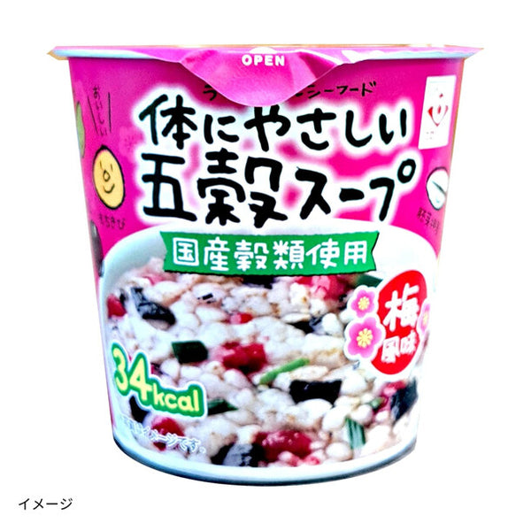 ヒガシマル「体にやさしい五穀スープ 梅風味」