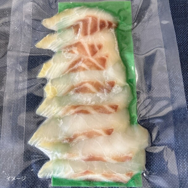 「鯛のスモーク刺身8切れ」