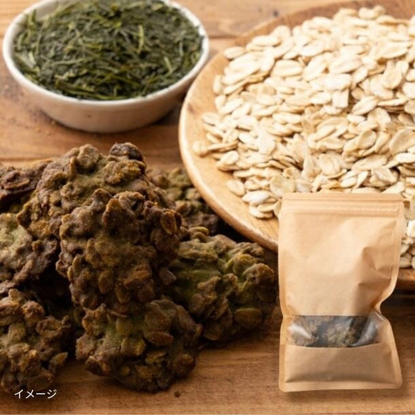 「オートミールクッキー 緑茶」